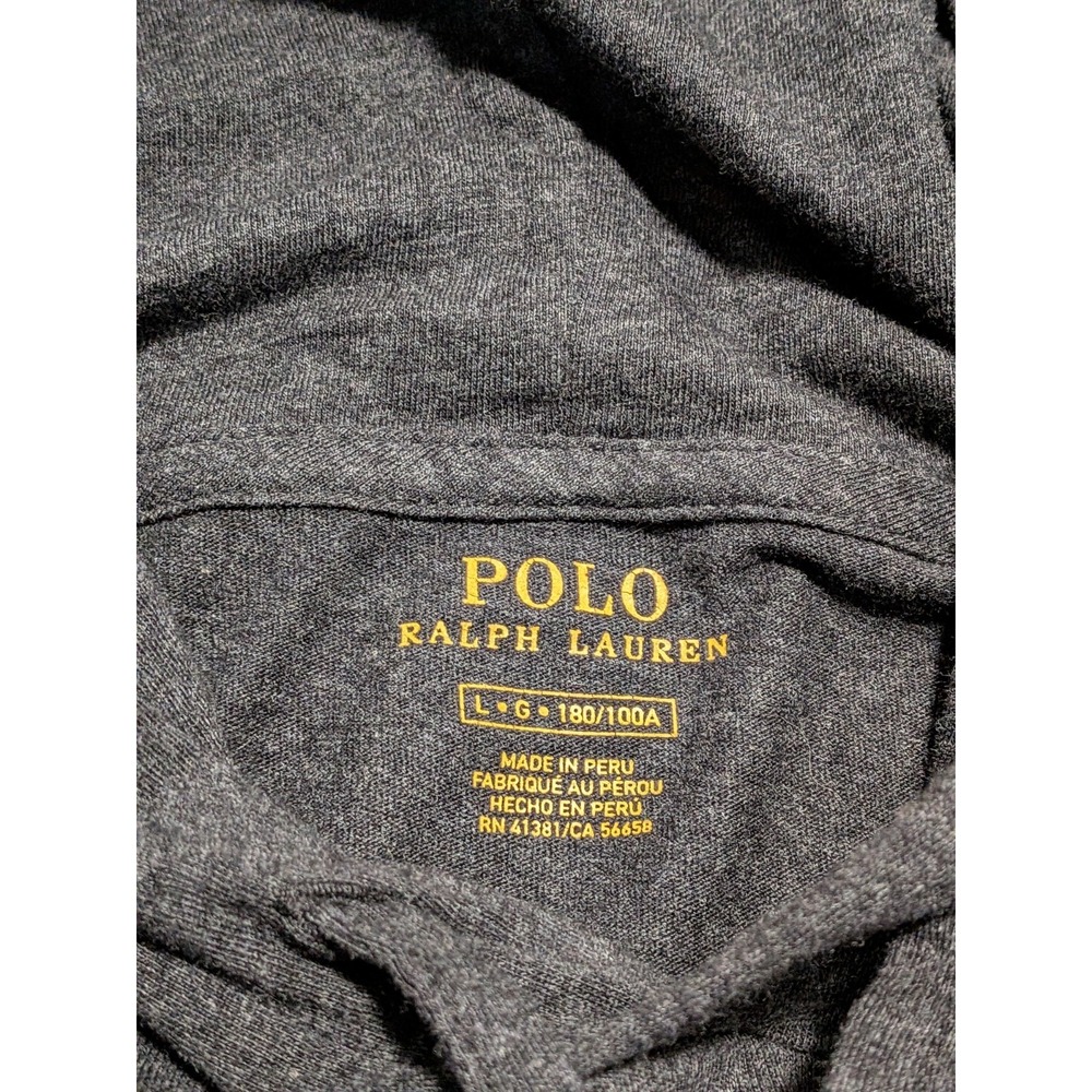 Polo Ralph Lauren Men's Charcoal Gray Pullover Lightweight Hoodie Size XL - Picture 3 of 7
